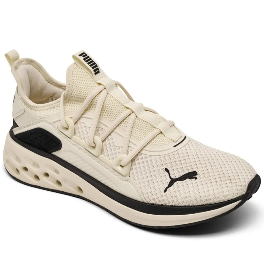 Puma Softride Frequence Street Alpine Snow Black Mens Shoes 311727 04